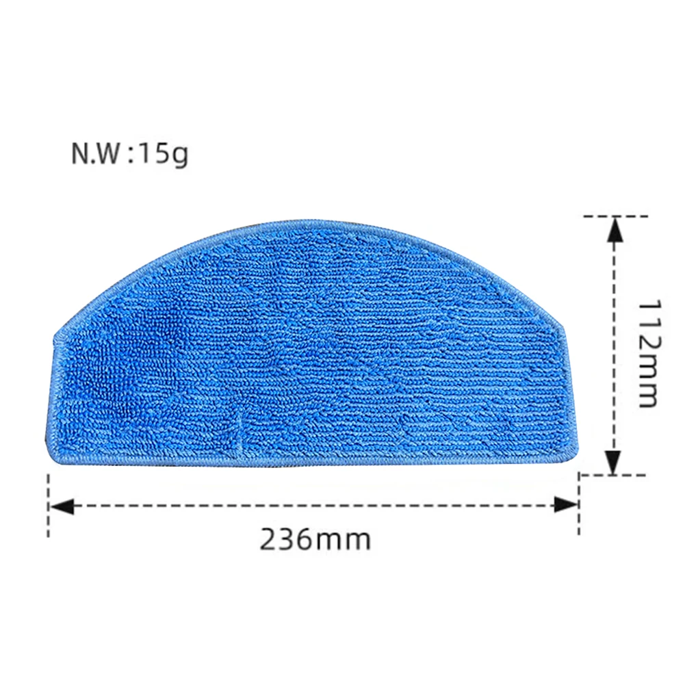 

Replacement Cloth Mop Pads Cleaner Pad Juice Residue Long Lasting Mop Cloth Pads Strong Cleaning Power Washable Home Livingroom