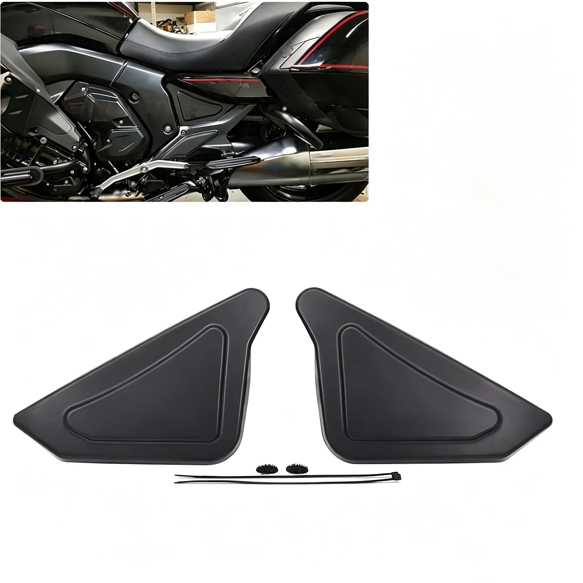 Фото Новая черная крышка топливного бака и крышка оси для мотоцикла BMW K 1600 Bagger K 1600 Grand America №1