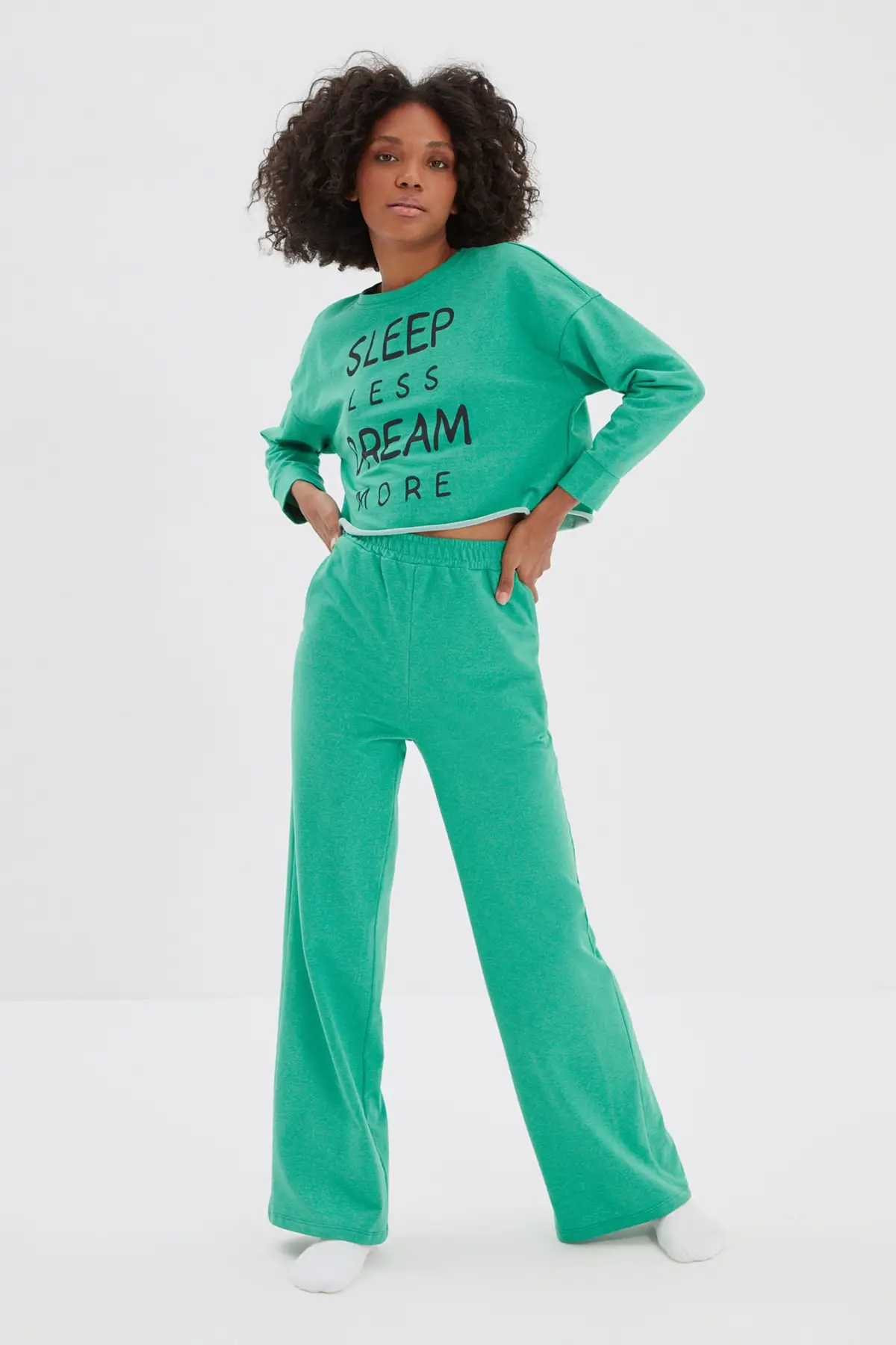 

Трикотажная пижама с надписью THMAW22PT1064