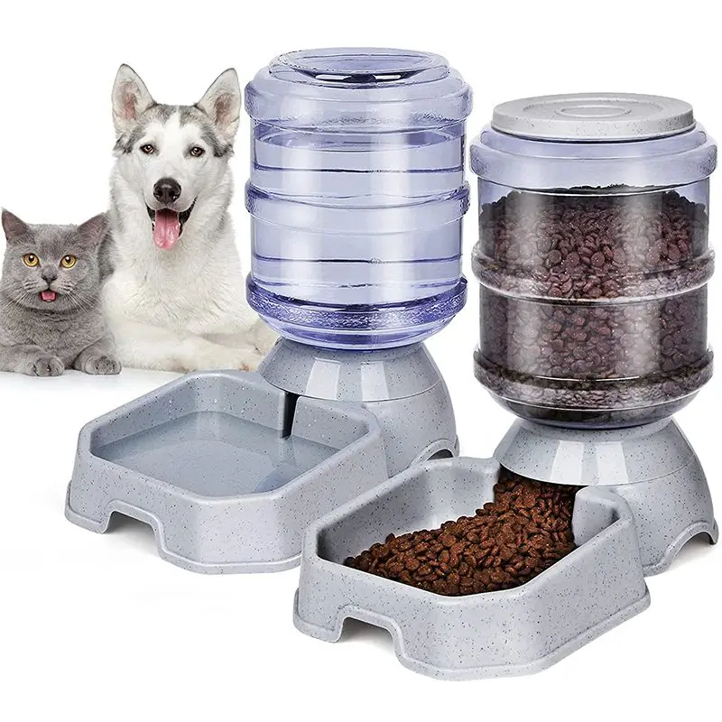 

3.8L Dog Bowl Dog Water Dispenser Automatic Feeding Bowls Pet Waterer Feeder Bowl for Dog Cat Large Capacity Cat Water Fountain