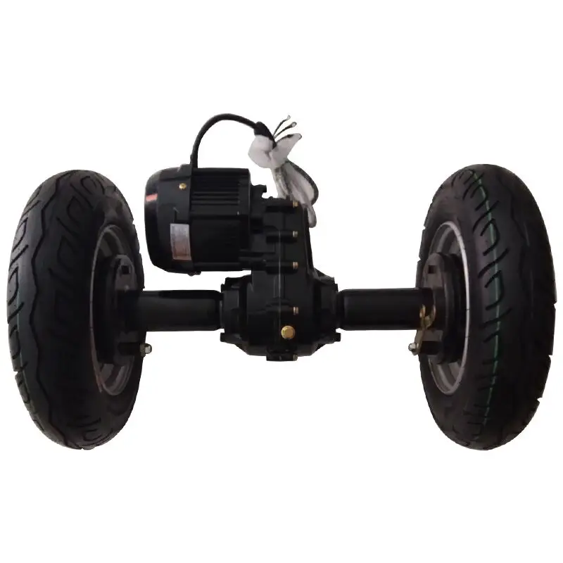 

Low speed 48V 60V 500W Electric tricycle complete rear differential axle with drum brake