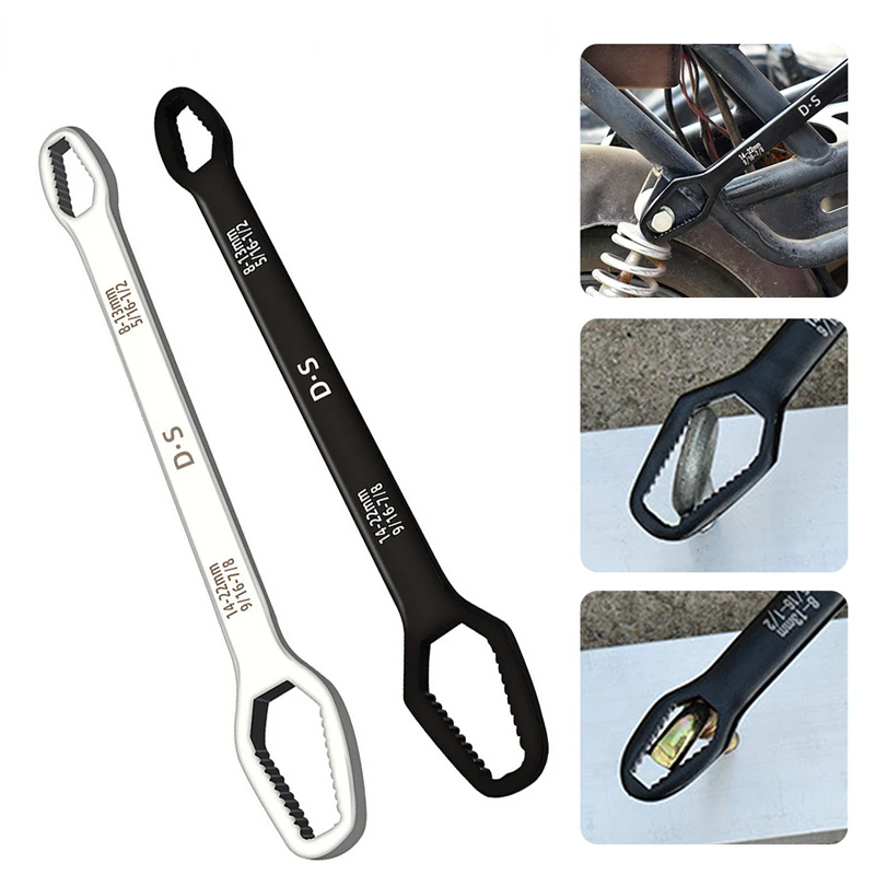 

New Wrench Adjustable Multifunction Wrench 8-22MM Manual Repair Tool Bicycle Motorcycle Car Repair Tool Torx Wrench