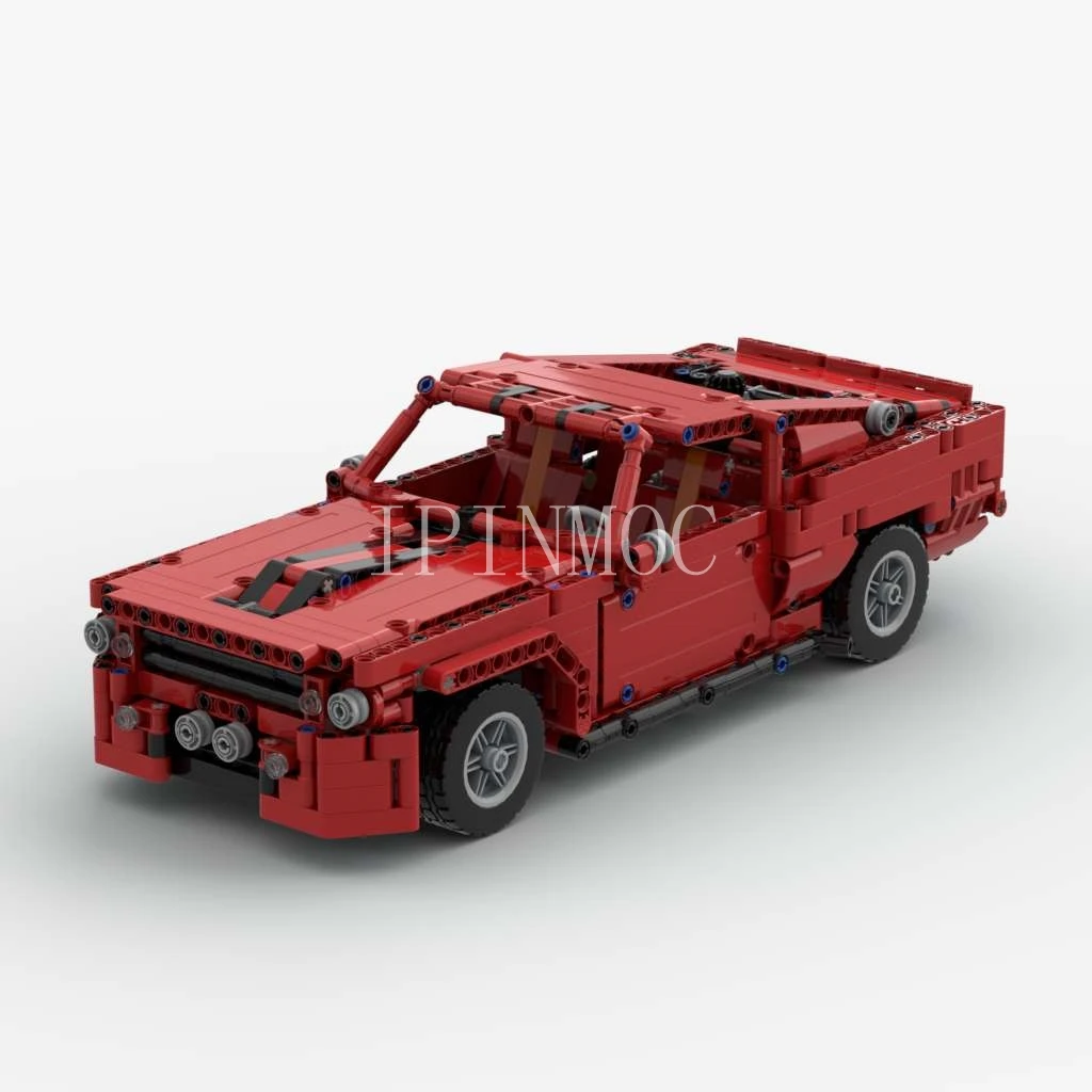 

Moc-2541 1967 Eleanor Единорог спортивный автомобиль Mustang - GT500 подарок для мальчика 1129 шт. статическая модель по технологии сборки