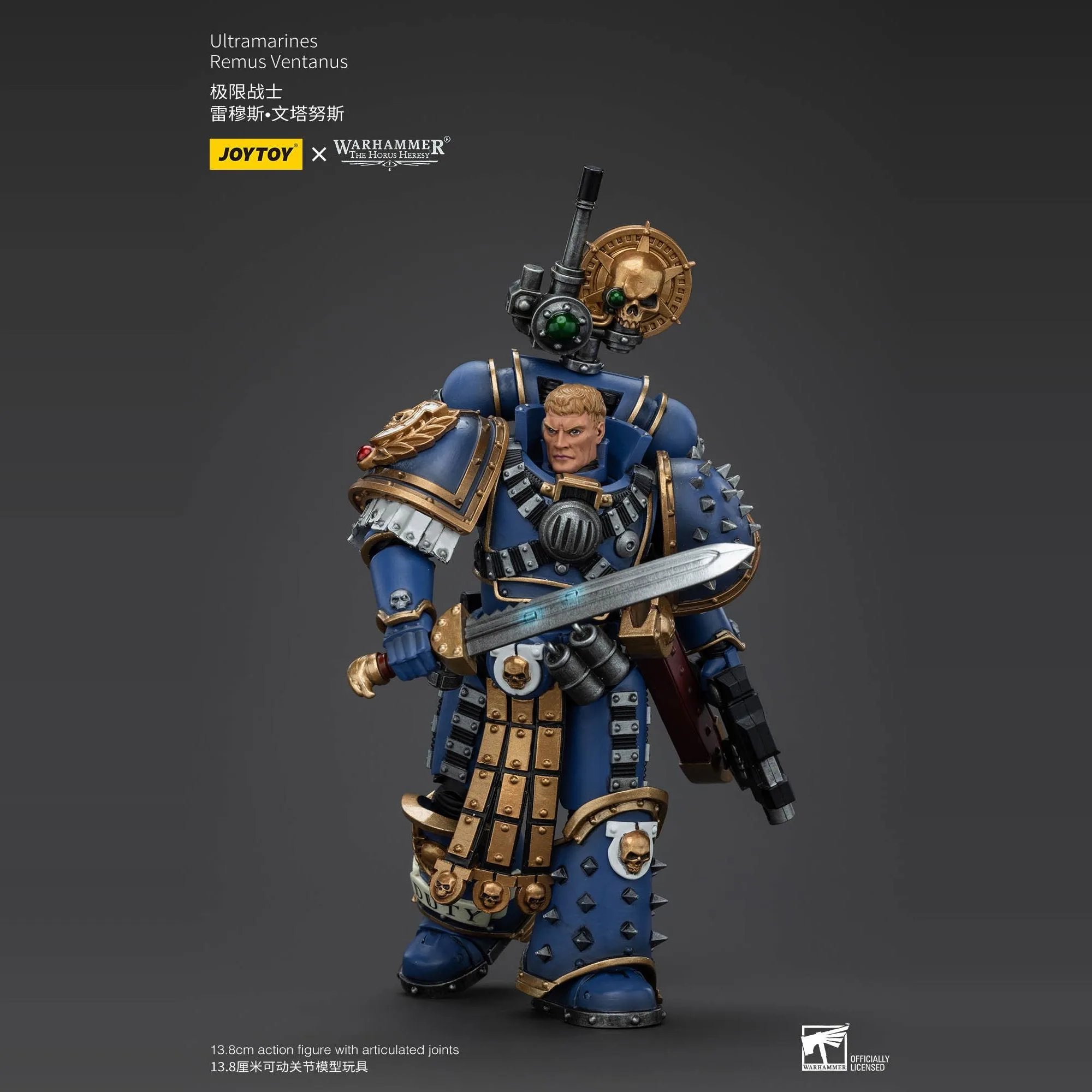 Фото Joytoy Warhammer 1/18 Фигурки Ультрамарины Remus Ventanus Модель игрушки №4