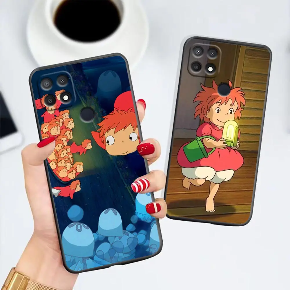 

Case For OPPO A16 A17 A31 A33 A37 A39 A54 A57 A59 A71 A73 A76 A77 A79 A83 A91 A92 4G 5G 2020 Case Ponyo on The Cliff