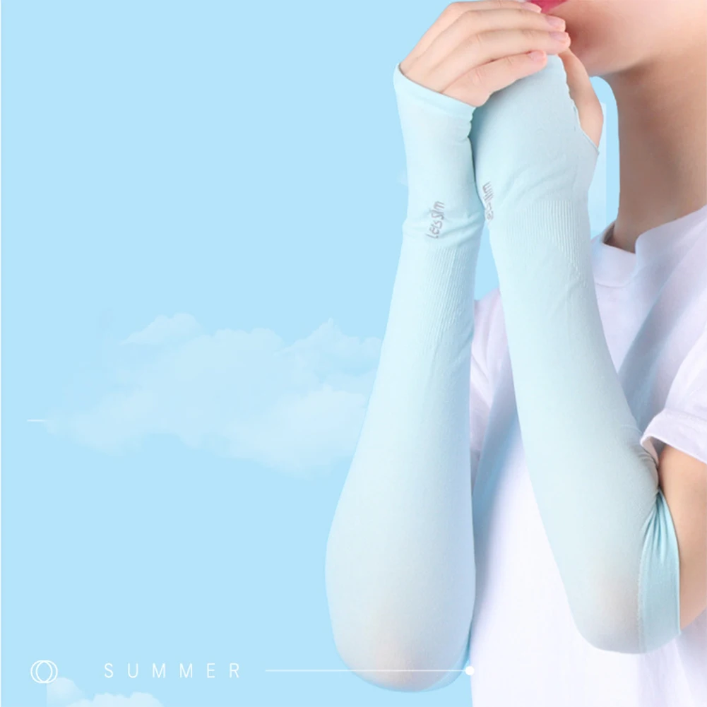 

1 Pair Unisex Outdoor Sports Arm Sleeves Summer UV Sun Protection Breathable Arm Warmers Cover For Cycling Running Sportswear