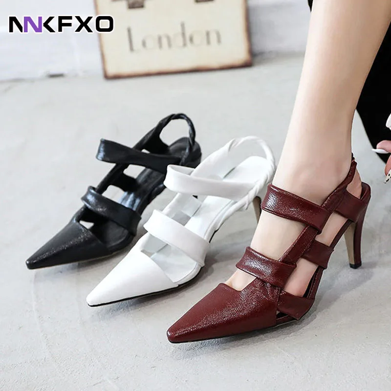 

Туфли-лодочки женские на высоком каблуке, босоножки-гладиаторы, заостренный носок, туфли на шпильке, цвет красный/винный, 2022