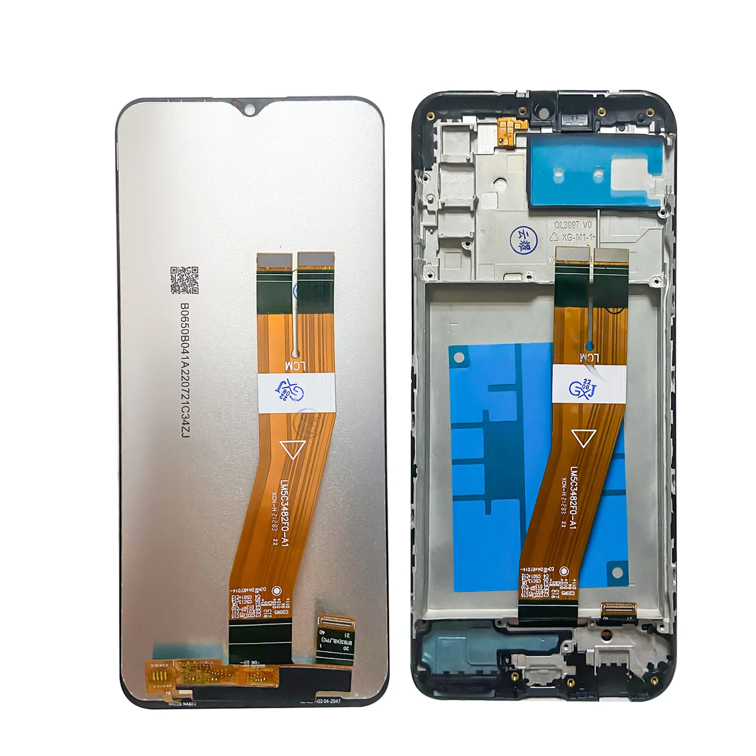 Фото 6,5-дюймовый экран для Samsung Galaxy A02S (большое стекло) A025 A03 A035 A03S A037 ЖК-дисплей с сенсорной панелью в сборе, детали высшего качества №1