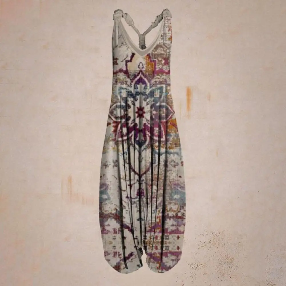 

Casual Jumpsuit Backless Summer Women Jumpsuit Loose-fitting Sling Harem Jumpsuit