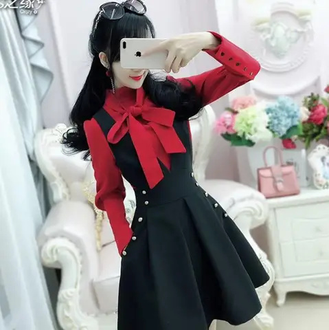 New Fashion Black Drees Women 2023 Summer Girl Student Large V-neck Slim Fit Versatile Dress With Straps Women's Dress