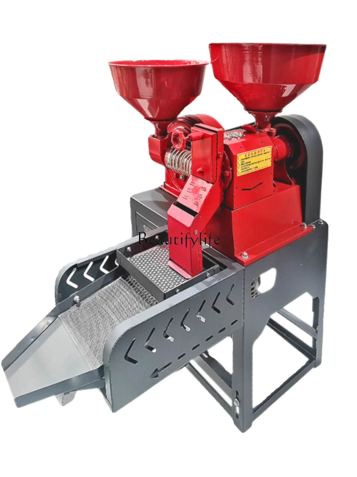 Машина для измельчения риса с мелкими отрубями новая бытовая маленькая машина