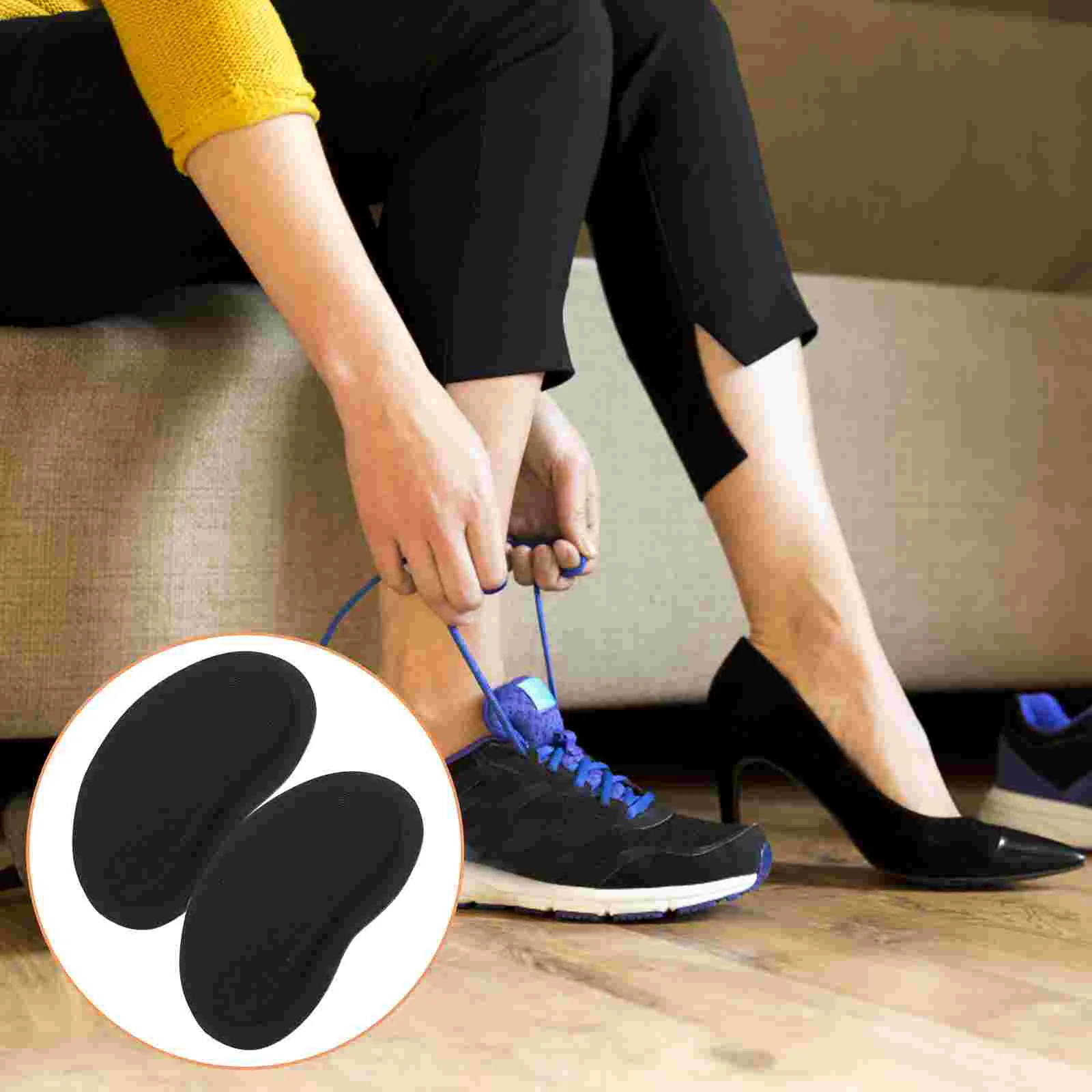 

3 Pairs Heel Inserts Women Loose Shoes Pads Foot Anti Drop That Are Too Big Grips Protectors Foam Convenient Stickers