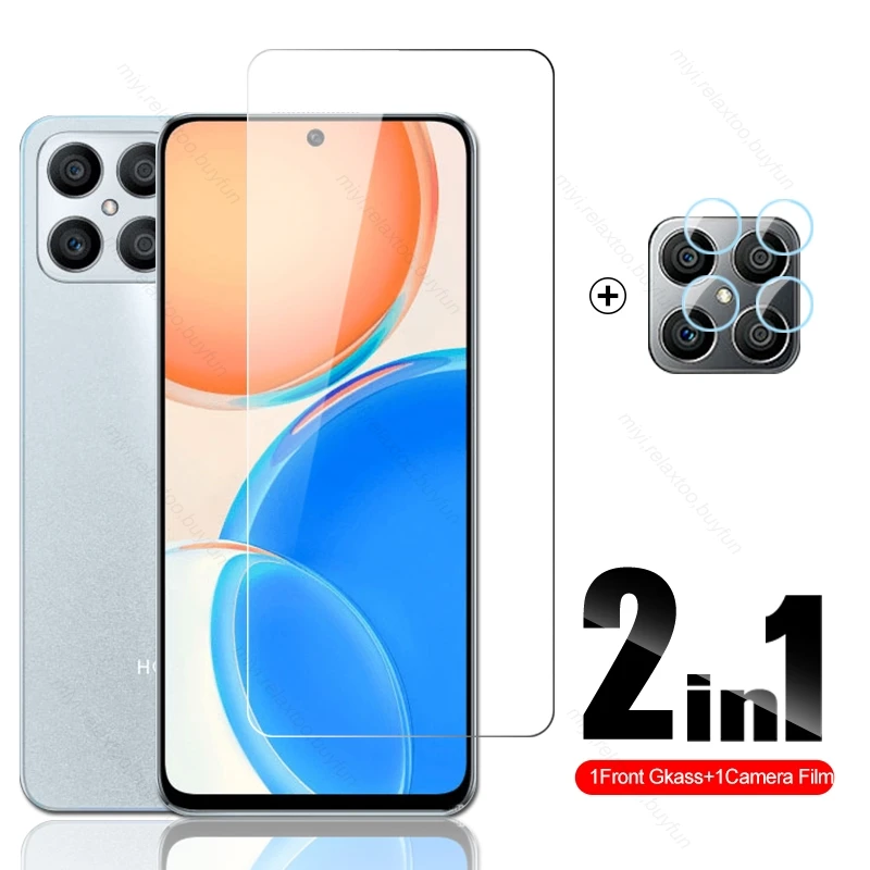 

Защитное стекло для объектива камеры Honor X8, 2 в 1, 6,7 дюйма, защита экрана, закаленная пленка для Honor X8 X 8