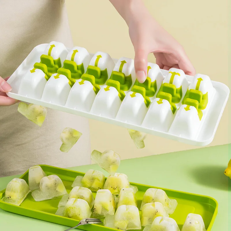 

Silicone ice tray ice box homemade supplementary food to make ice hockey artifact household small freezer frozen ice cube mold