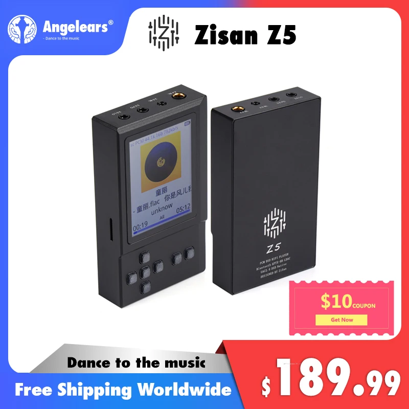 

Zisan Zishan Z5 ES9039 HiFi аудио MP3 музыкальный плеер без потерь USB DAC с LDAC APTX-HD Bluetooth WIFI DSD 3,5/2,5/4,4 мм сбалансированный