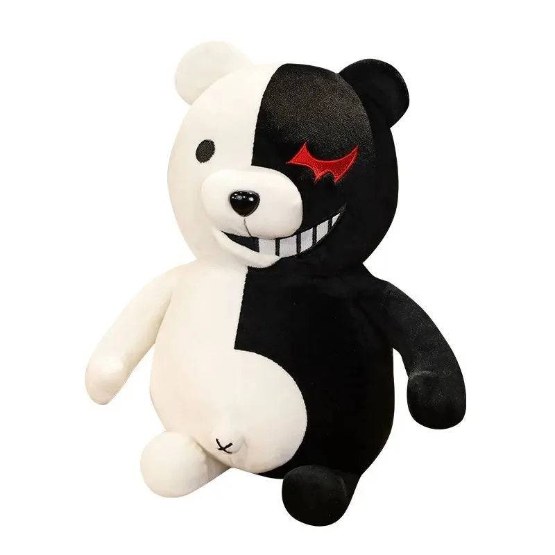 Фото Мягкая плюшевая игрушка Монокума из Danganronpa, 20 см, для детей, фанатов, косплея, подарков на день рождения, праздников, коллекционирования, украшения комнаты на Рождество №1