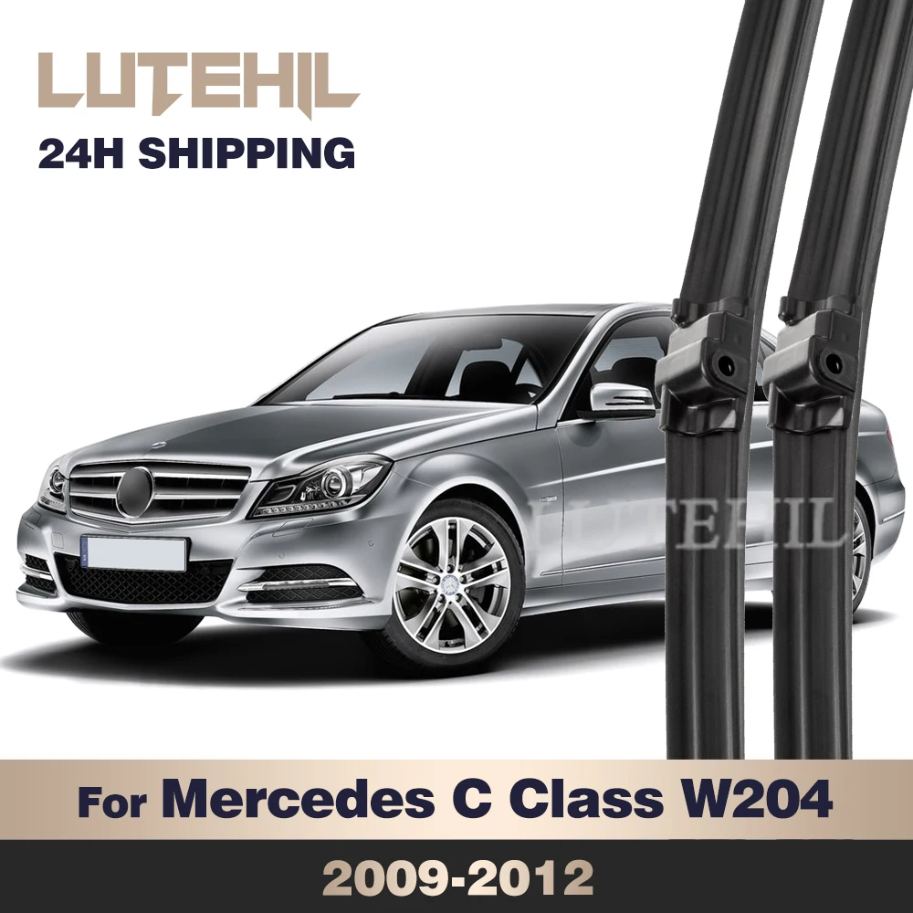 

Для Mercedes-Benz C Class W204 2009-2012 2010 2011 стеклоочиститель передние щетки стеклоочистителя лобовое стекло щетка 24 "+ 24"