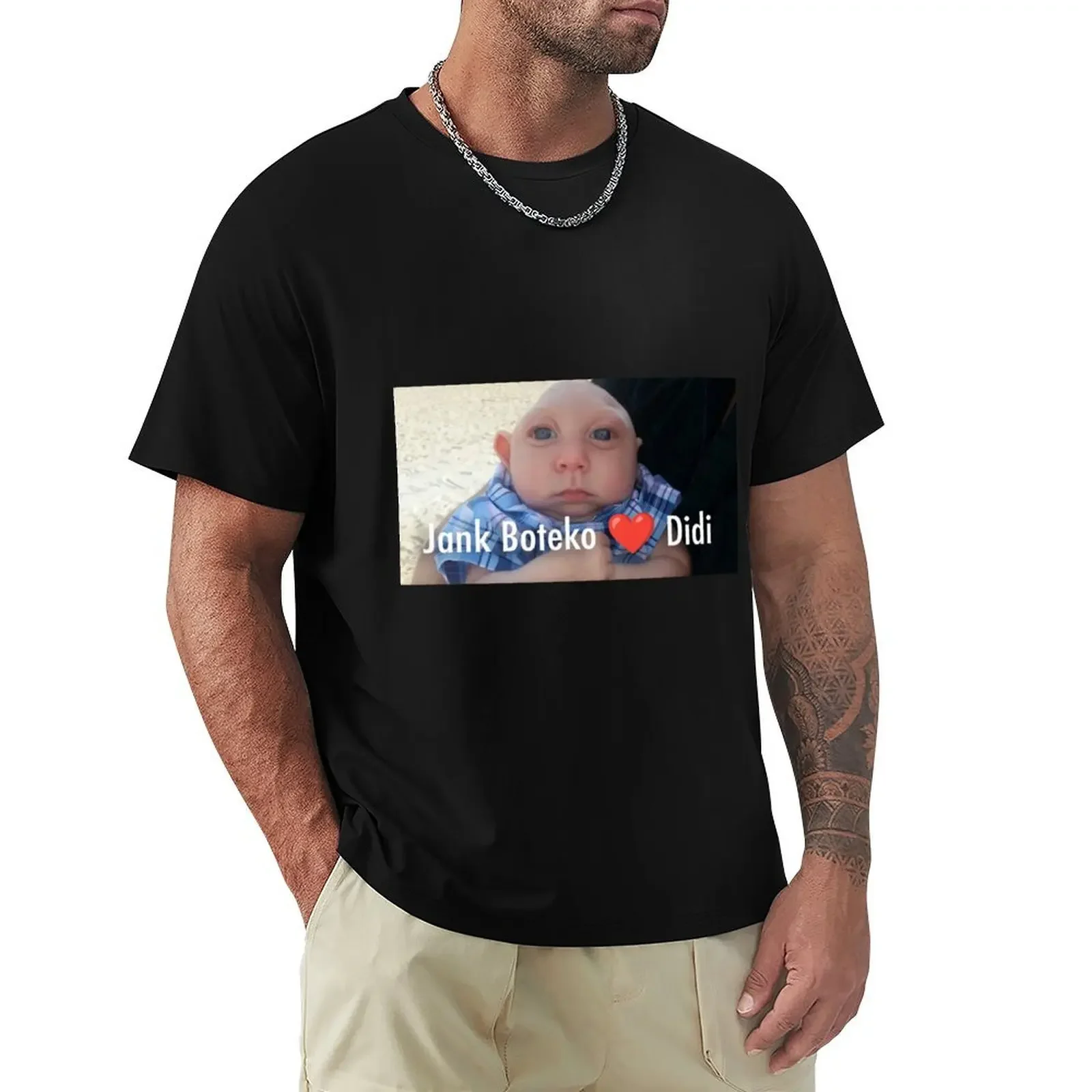 Футболка Jank Boteko хлопковые футболки с рисунком мужская хлопковая футболка