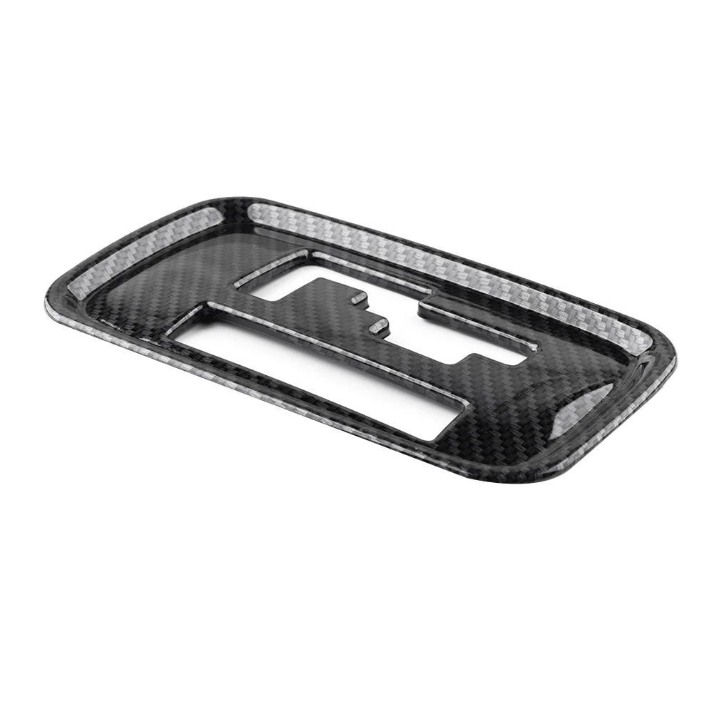 

Carbon Fiber Car Gear Shift Panel Cover Trim Frame Fit for Mitsubishi Outlander 2013-2019