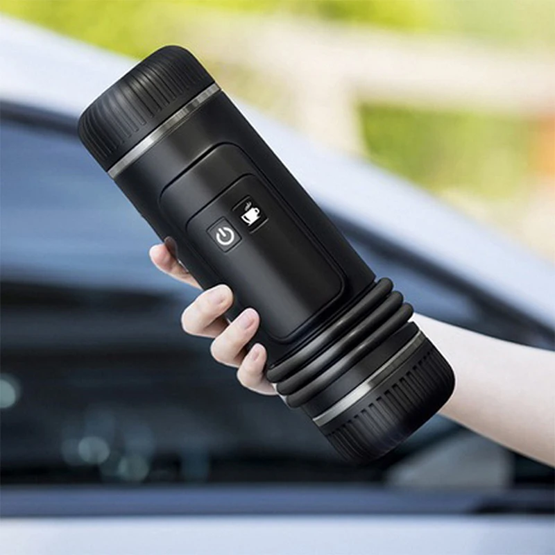 

80ML Semi-Automatic Household Car Coffee Maker Compatible Nespresso Original Capsules Portable Espresso Machine