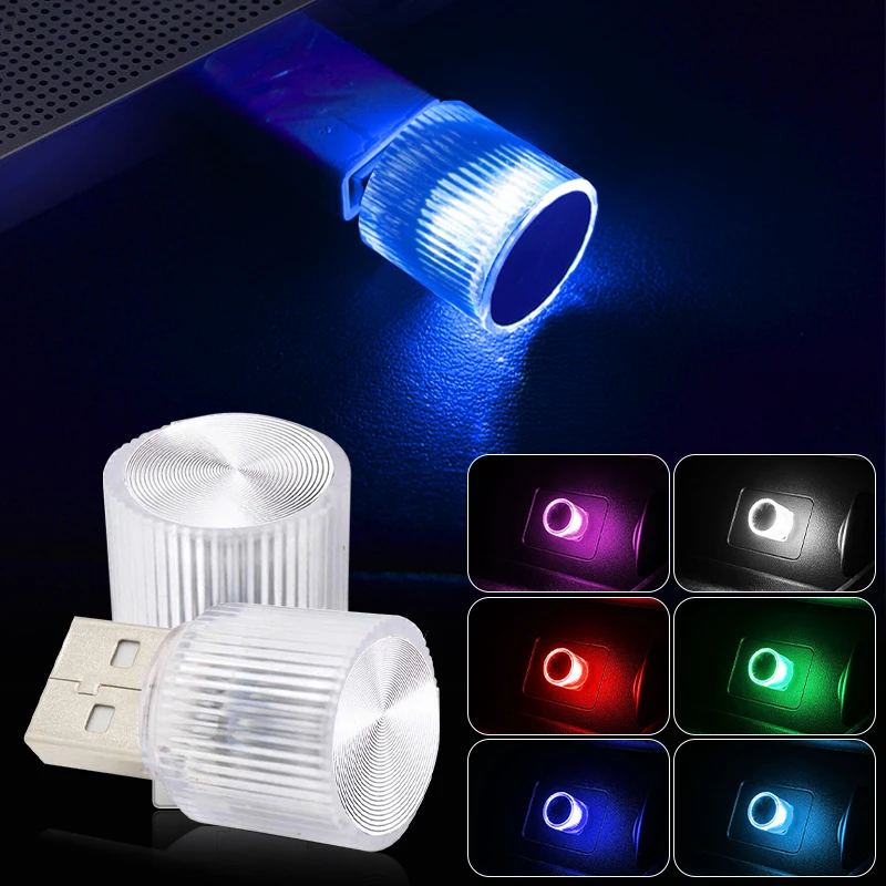 

1pcs Car Interior USB Atmosphere Light Portable Party Lamp For Chery Tiggo 2 3 4 7 8 Pro T3 3X IQ A3 Amulet QQ Fulwin Arrizo