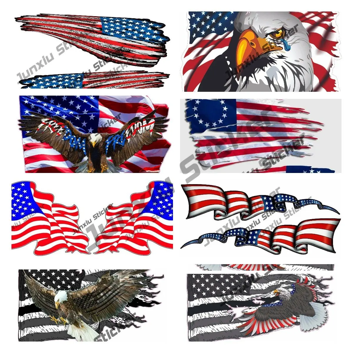 

Американский флаг, парные Большие ПВХ наклейки, татуированные флаги США, автомобильные наклейки s, наклейки на зеркало заднего вида, американские наклейки на бампер, автомобильные аксессуары