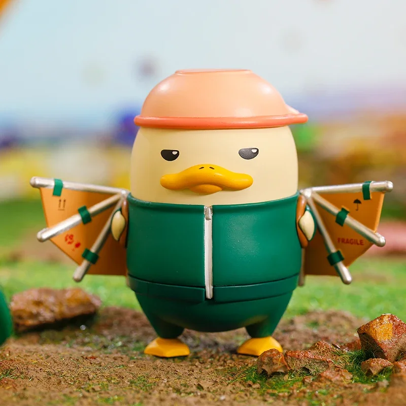 POP MART Duckoo Летающая Строительная игрушка девочка кавайная кукла Caja Ciega