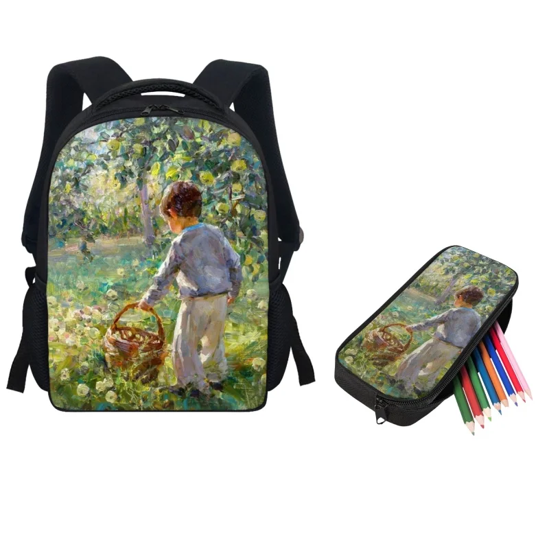 

Детский рюкзак twoheart sgirl с рисунком, школьный ранец для начинающих ходить детей, сумка-пенал на молнии для детского сада