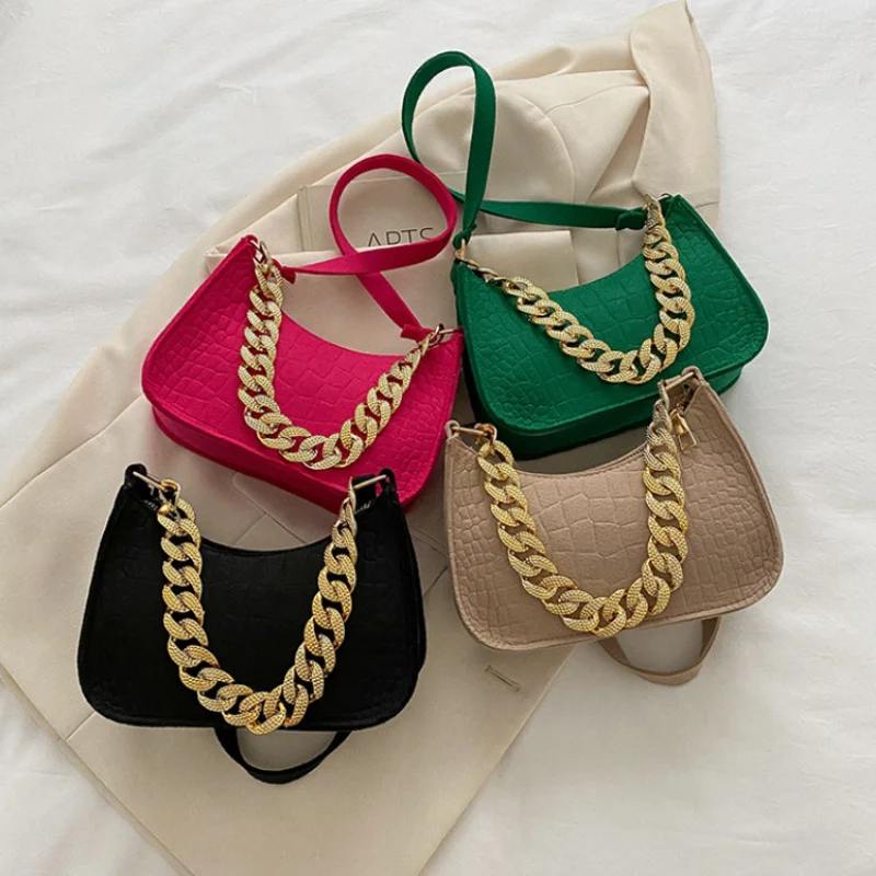 

Luxury Brand Handbags Metal Chain Shoulder Bag Women Office Party Handbag Elegant Ladies Fashion Diamond Clutch Bags NEW