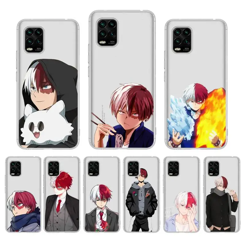 

TOPLBPCS Shoto Todoroki Phone Case For Redmi Note 5 7A 10 9 8 plus pro 9A K20 for Xiaomi 10Pro 10T 11 Capa