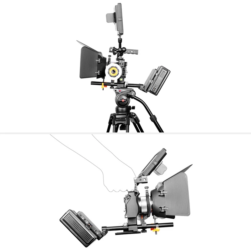 Клетка для камеры Top-A6 Sony A6000 A6300 A6400 A6500 с резьбовыми отверстиями 1/4 дюйма и 3/8