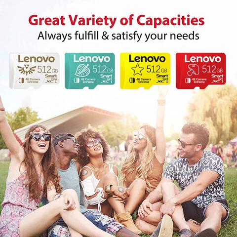 Lenovo SD-карта памяти 128/256/512 ГБ/1 ТБ