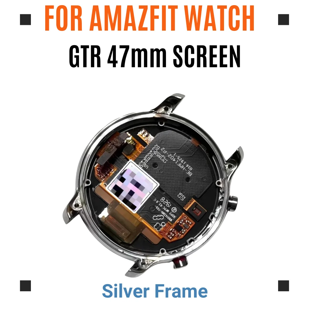 Фото Дисплейный модуль (LCD + тачскрин) для Amazfit Watch GTR 47mm (модели A1901, A1902) – Замена №2