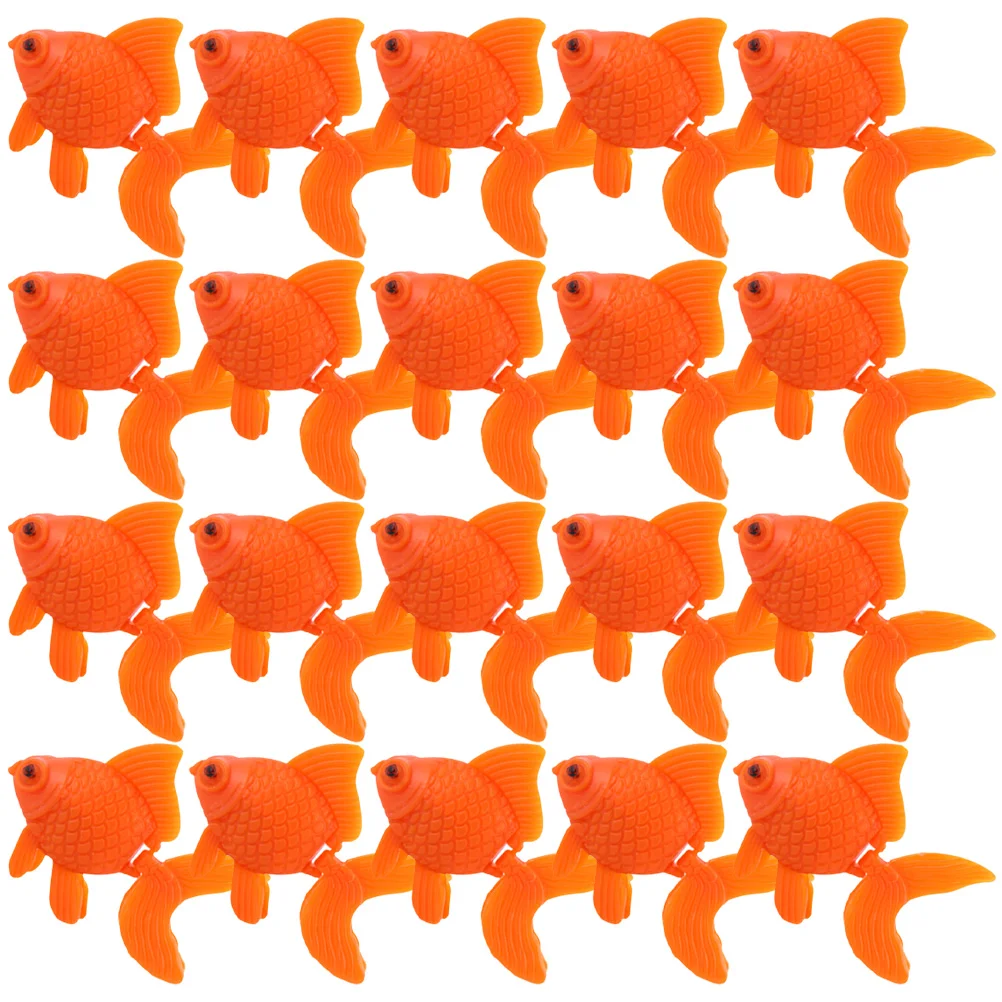 

25pcs Artificial Moving Goldfish Fake Fish Fish Bowl Decoration