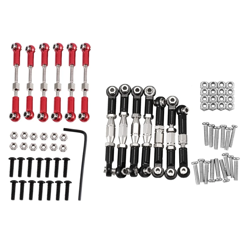 

Linkage Servo Pull Rod Steering Tie Rod Set With Servo Pull Rod Steering Tie Rod Set For Wltoys 144001 1/14 RC Car