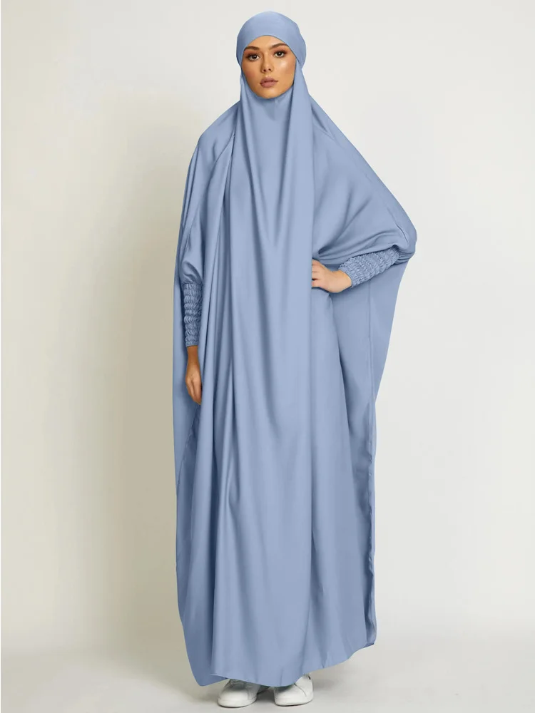 Prayer Clothes Women Islamic Clothing Jilbabs Butterfly Abaya Dubai Saudi Muslim Dress Ramadan Eid Jilbeb Modest Outfits Turk