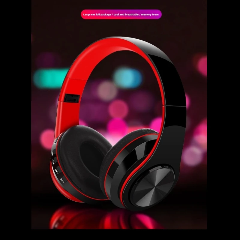 

Headphones Bluetooth Headphones Wireless Plug-in Call Folding Mobile Phone Computer
