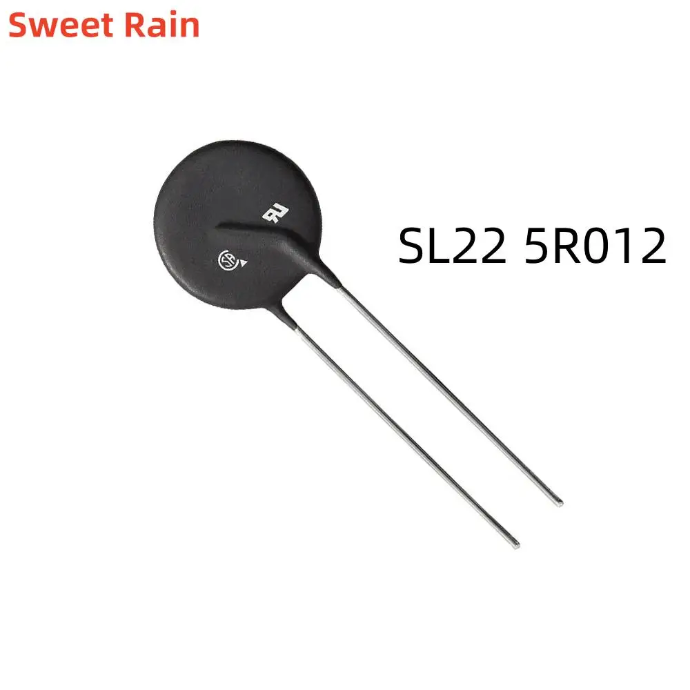 

5PCS Thermistor SL22 5R012 Circuit Protection NTC ICL 5 OHM 15% 12A 22MM Thermistor Genuine