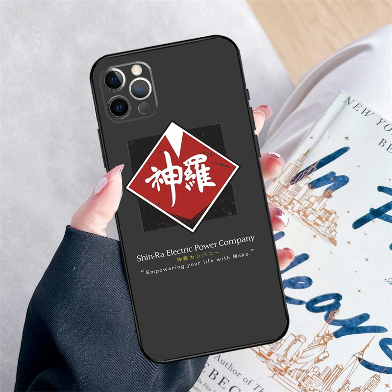 Фото Чехол для телефона Shin Ra Fantasy Final для iPhone 16 Pro Max 11 12 13 Mini 14 15 Pro Max XR 15 16 Plus 16e Cover Coque №4