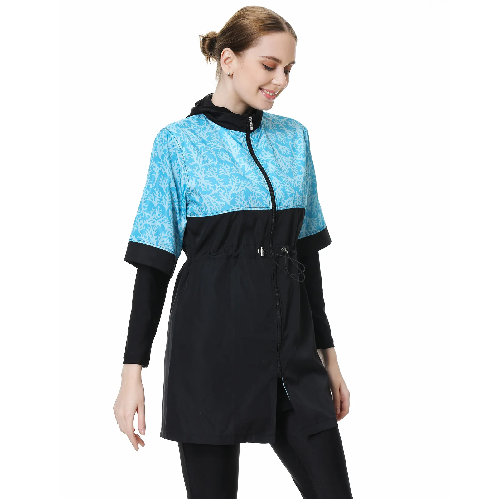 Мусульманский купальник с капюшоном и шапкой 3 шт. купальный костюм разных цветов