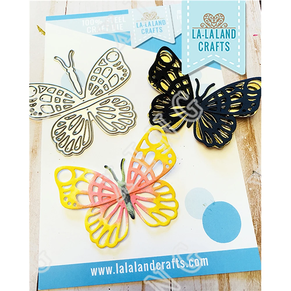 

2022 New Metal Cutting Dies Butterfly Die Scrapbook Paper Craft Knife Blade Punch Decorate Embossing Template Diy Gift Card Mold