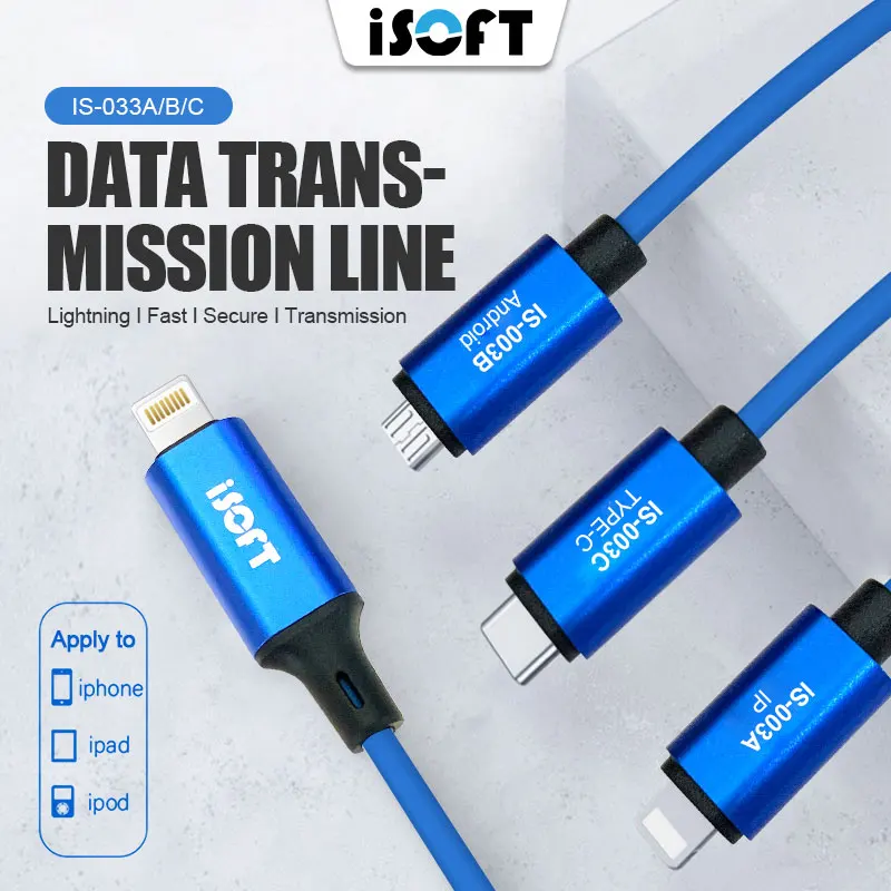 

IS-033A/B/C Data Trans-Mission Line For All The Whole Machine Data Migration Between IP Android and Type-C for Phone Repair