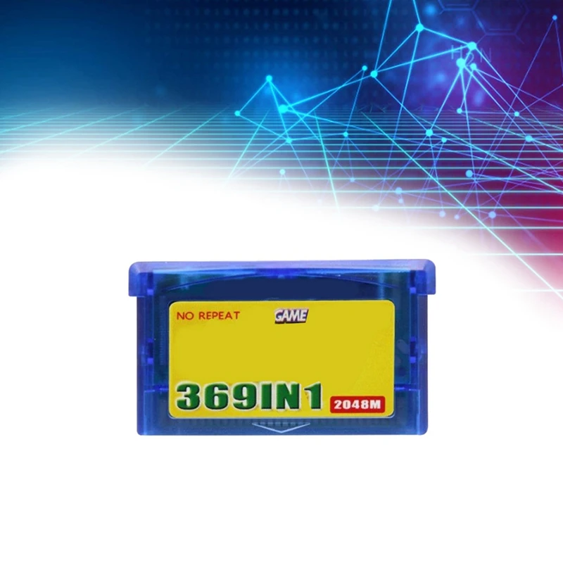 Игровой картридж 369 в 1 для игровой консоли GBA Game Boy Advance комбинированная карта на