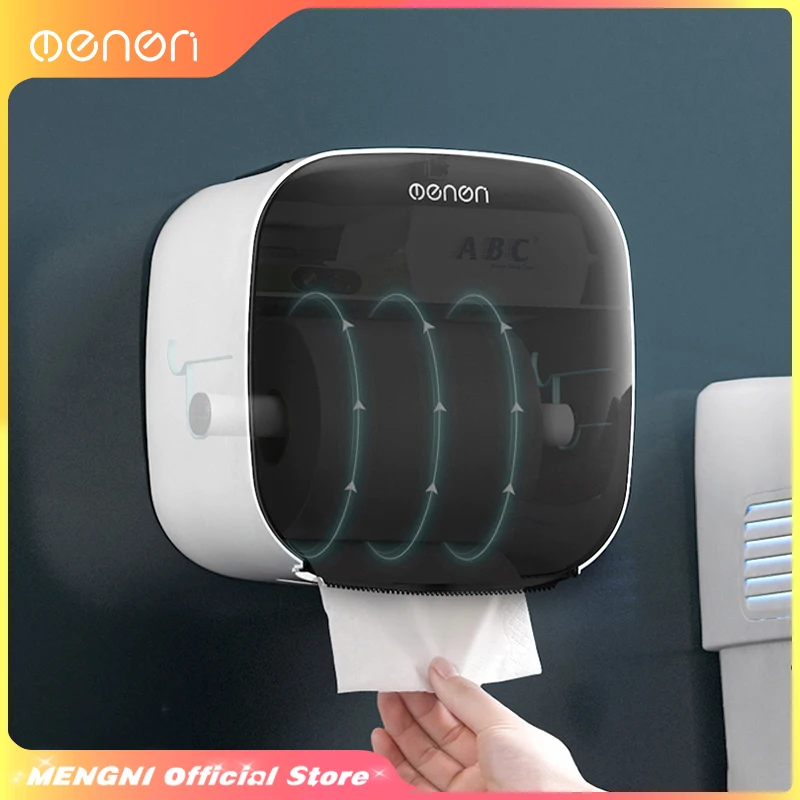 MENGNI держатель для туалетной бумаги настенный пластиковый органайзер