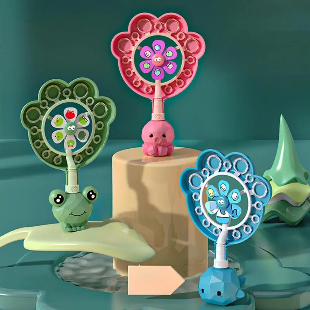 

Креативная мультяшная ветряная мельница, устройство для создания пузырьков, игрушка, ветряная мельница, воздуходувка пузырьков, милый легк...