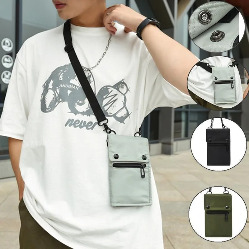 Водонепроницаемая Нейлоновая Сумка Через Плечо С Блокировкой RFID Для Хранения