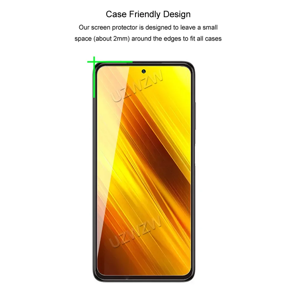 For Xiaomi Poco X3 NFC / X3 Pro / X3 GT 5G Full Coverage Tempered Glass Phone Screen Protector Protective Guard Film 2.5D