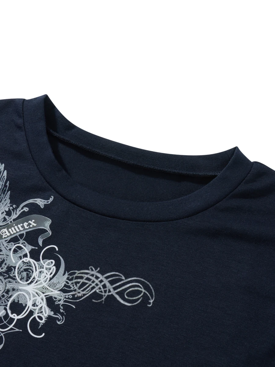 

Women Y2K T-Shirts Vintage Graphic Print Long Sleeve Shirts Fairy Grunge Sweatshirt Aesthetic Tees Top