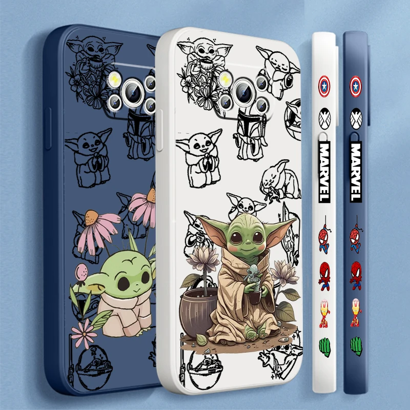 Жидкая левая веревка S-Star W-Wars для Xiaomi Mi Poco X6 X5 X4 X3 M6 M5 M5S M4 M3 F5 F4 F3 C65 C55 C40