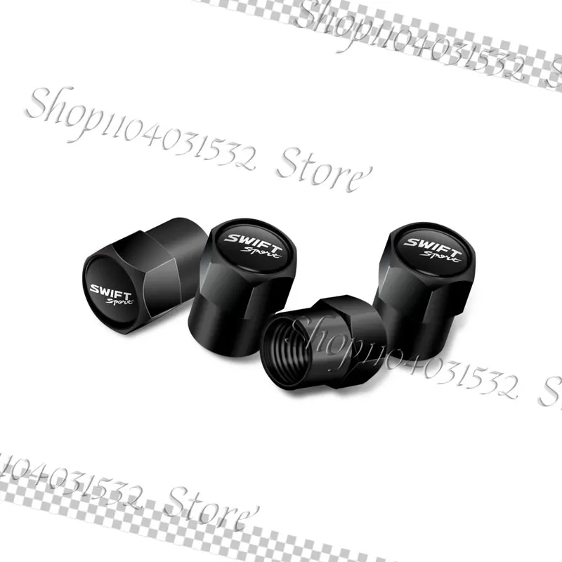 

4 шт. автоаксессуары для Suzuki Swift Sport Logo Grand Vitara, металлические автомобильные колеса, шины, клапаны, крышка стержня шины, водонепроницаемая крышка, декор